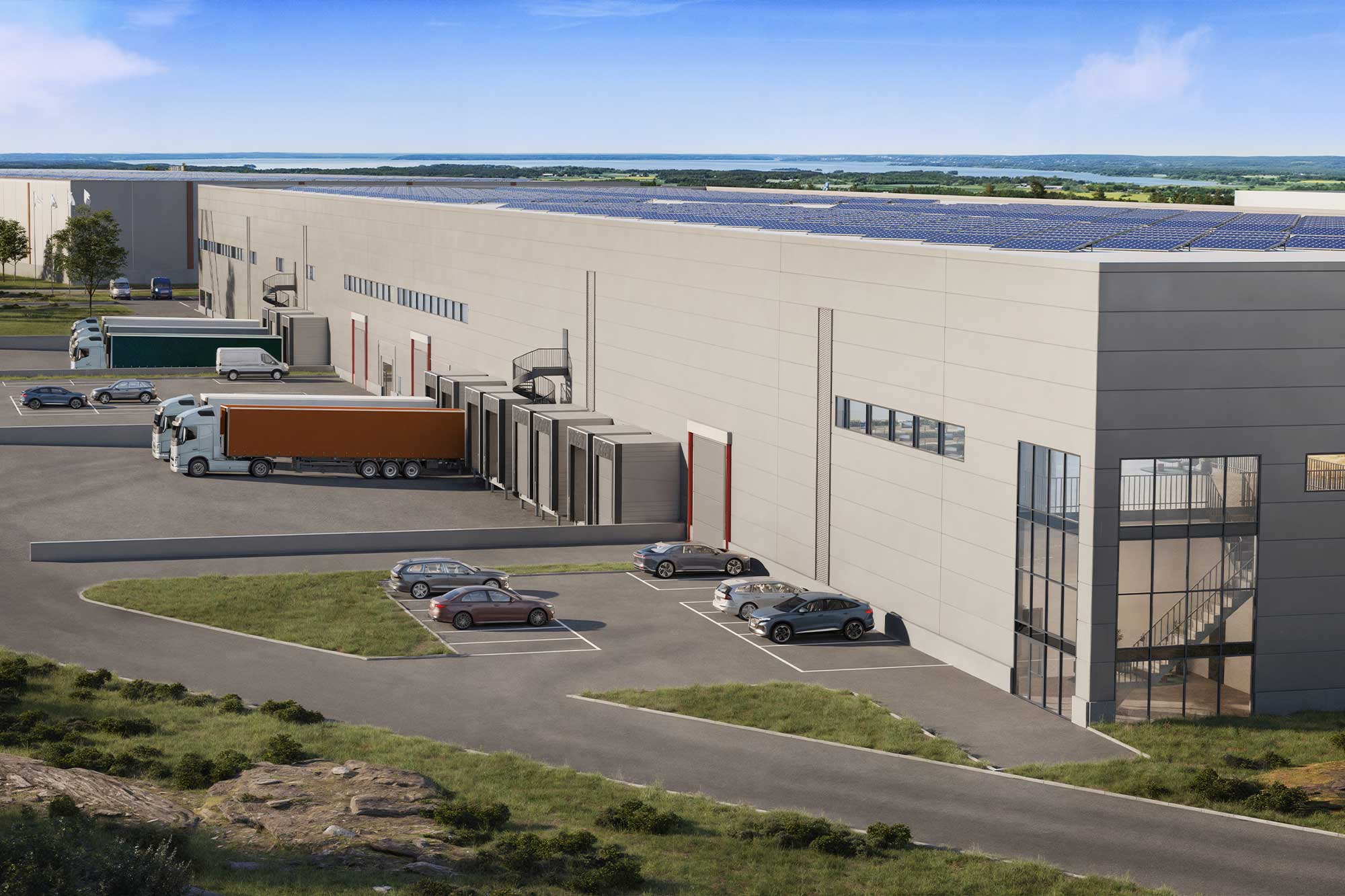 Hövändaren logistikbyggnad i Norrköping