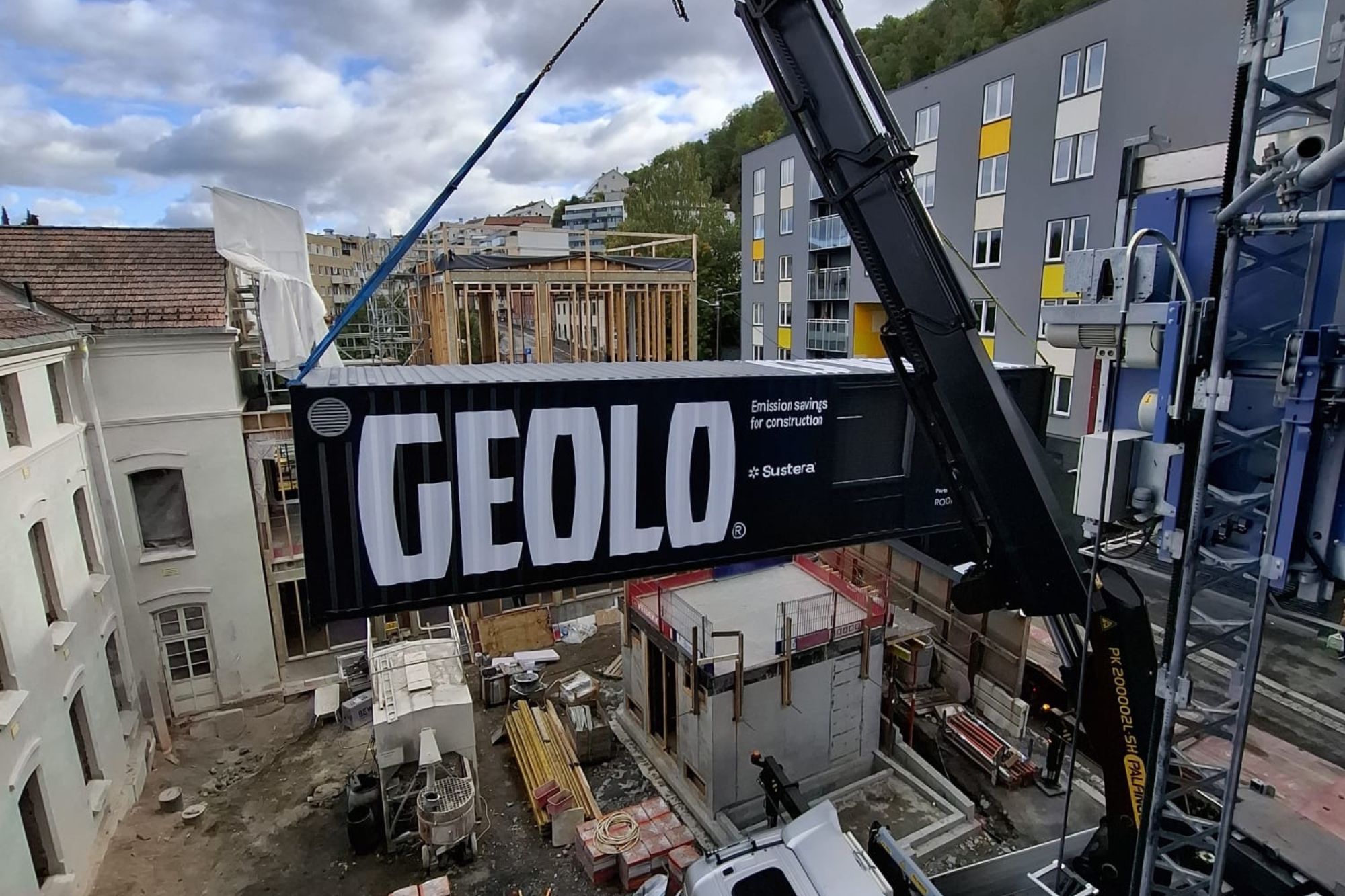 Bild från GEOLO projekt Oslo Hospital i Norge