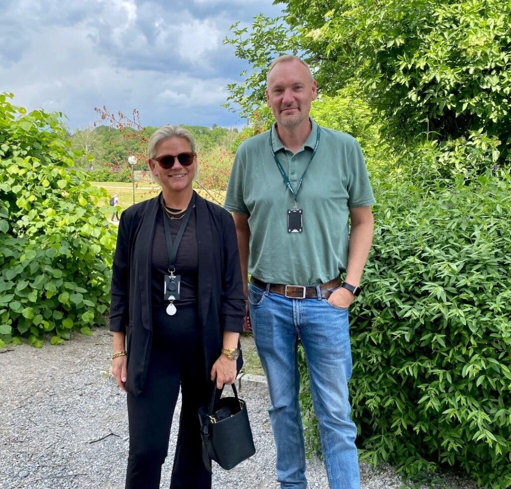 Hanna Pagmen, FastPartner, tillsammans med Peter Sunvisson, Sustera