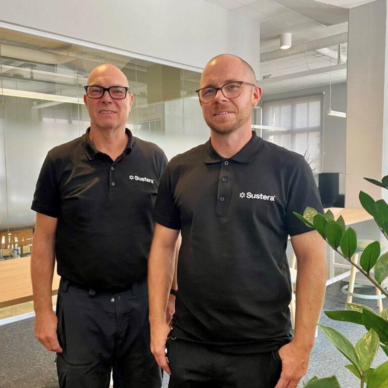Thomas Björkvall och Morgan Höglund, nya medarbetare i Susteras utredningsteam.